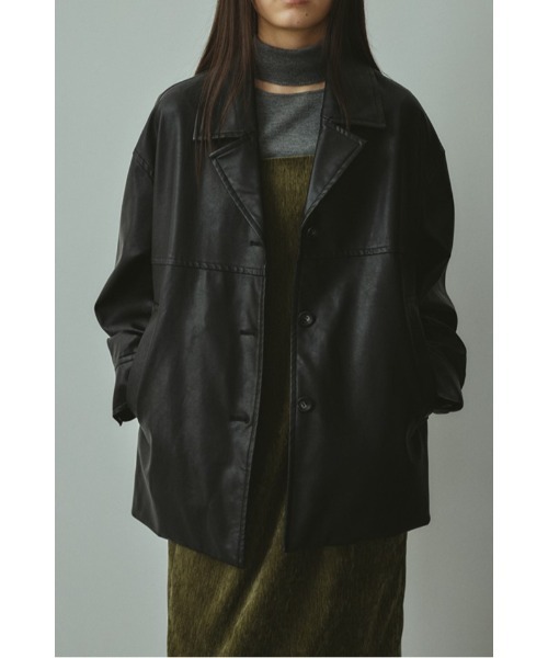 今季完売STYLEMIXER 【大人気】フェイクレザージャケット 秋服/冬服 セール】【大人気】フェイクレザージャケット 秋服/冬服（ライダース