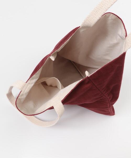 beej(ビージ)の「『別注』beej×DOORS ベロアトート(トートバッグ・レディース・バーガンディー/グレー・ONE)」の14枚目の写真