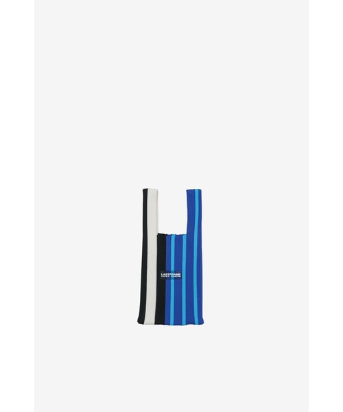 LASTFRAME（ラストフレーム）の「RANDOM STRIPE MARKET BAG SMALL（ショルダーバッグ・レディース・ブルー系その他/レッド系その他・SMALL）」の4枚目の写真