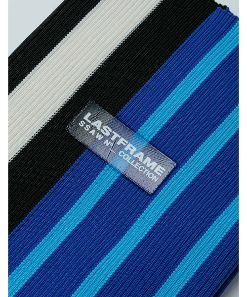 LASTFRAME（ラストフレーム）の「RANDOM STRIPE MARKET BAG SMALL（ショルダーバッグ・レディース・ブルー系その他/レッド系その他・SMALL）」の5枚目の写真