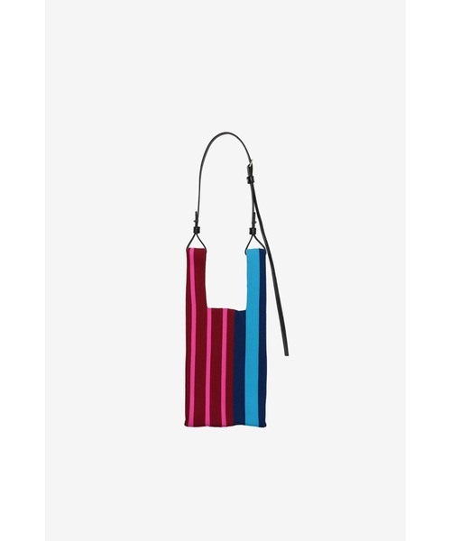 LASTFRAME（ラストフレーム）の「RANDOM STRIPE MARKET BAG SMALL（ショルダーバッグ・レディース・ブルー系その他/レッド系その他・SMALL）」の6枚目の写真