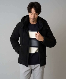 a.v.v（アーヴェヴェ）の「【ダウン混率90%】デタッチャブルフードストレッチダウンブルゾン【軽量/撥水】（ダウンジャケット/コート）」