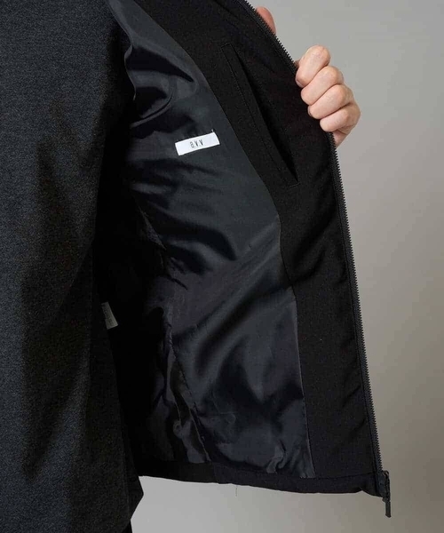 a.v.v(アーヴェヴェ)の「【ダウン混率90%】デタッチャブルフードストレッチダウンブルゾン【軽量/撥水】(ダウンジャケット/コート・メンズ・ネイビー/ダークグレー/グレー/ブラック・52/50/48/46)」の21枚目の写真