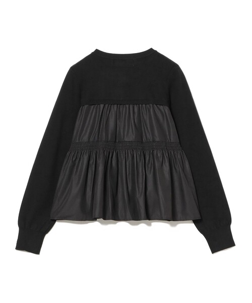 Ray BEAMS（レイビームス）の「異素材 キリカエ カーディガン [手洗い可]（カーディガン/ボレロ・レディース・ライトグレー/ブラック・ONE SIZE）」の19枚目の写真