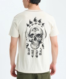 RVCA メンズ BENJ ALL SEEING SS Tシャツ 【2025年秋冬モデル】/ルーカバックプリント半袖Tシャツ