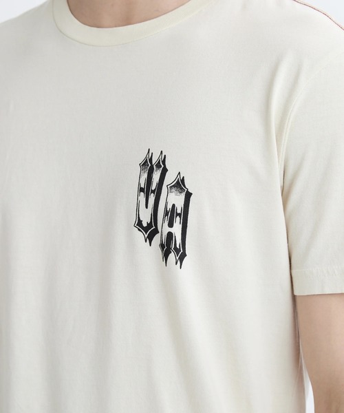RVCA(ルーカ)の「RVCA メンズ BENJ ALL SEEING SS Tシャツ 【2025年秋冬モデル】/ルーカバックプリント半袖Tシャツ(Tシャツ/カットソー・メンズ・オフホワイト/ブラック系その他・LARGE/SMALL/MEDIUM/X-LARGE)」の6枚目の写真