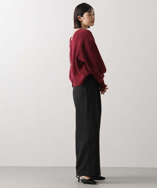 Gready Brilliant(グレディブリリアン)の「LUハイウエストセミワイド(その他パンツ・レディース・ブラック/モカ・36/38)」の4枚目の写真