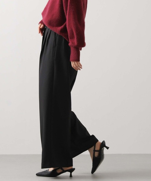 Gready Brilliant(グレディブリリアン)の「LUハイウエストセミワイド(その他パンツ・レディース・ブラック/モカ・36/38)」の8枚目の写真