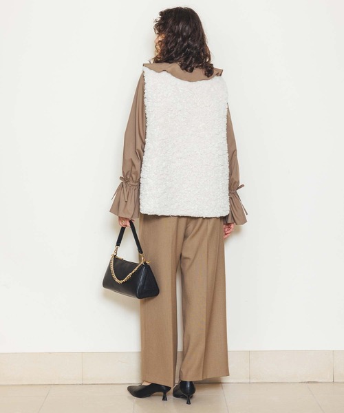 Gready Brilliant(グレディブリリアン)の「LUハイウエストセミワイド(その他パンツ・レディース・ブラック/モカ・36/38)」の14枚目の写真