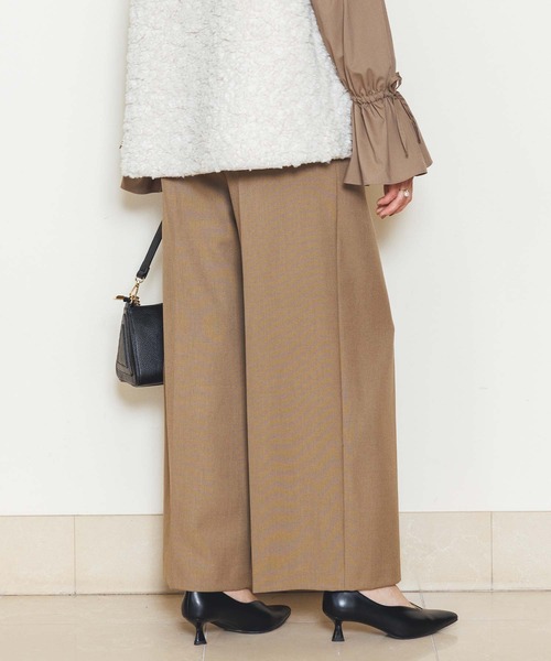 Gready Brilliant(グレディブリリアン)の「LUハイウエストセミワイド(その他パンツ・レディース・ブラック/モカ・36/38)」の20枚目の写真