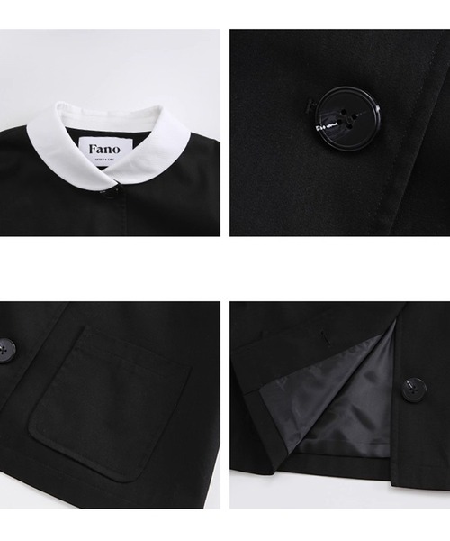 范洛Fano ブラックドットジャケット Fano Studios ジャケット/アウターのファッション通販ページ-chuclla