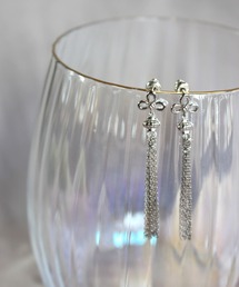 BEYOND COOL（ビヨンクール）の「「KONRON/コンロン」ピアス  Tera　SV925 w/rhodium coating（ピアス（両耳用））」