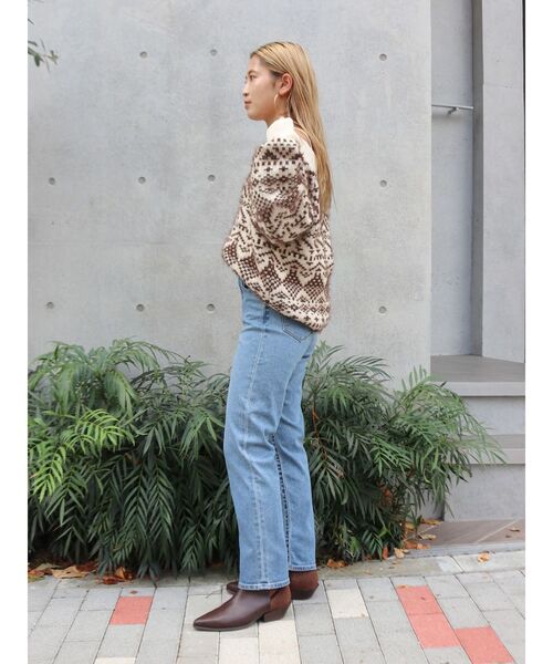 Ungrid(アングリッド)の「【WEB限定】ストレッチテーパードデニム(デニムパンツ・レディース・ブルー・25inch/24inch/26inch)」の6枚目の写真