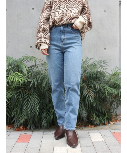 Ungrid(アングリッド)の「【WEB限定】ストレッチテーパードデニム(デニムパンツ・レディース・ブルー・25inch/24inch/26inch)」の13枚目の写真