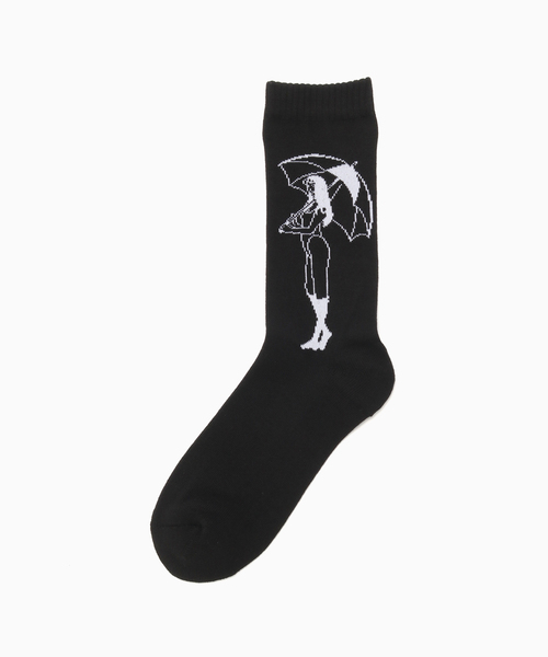 Whimsy（ウィムジー）の「Whimsy / ウィムジー REICO SOCKS（ソックス/靴下・メンズ・ブラック/ホワイト/ベージュ/ブルー系その他・FREE）」の3枚目の写真
