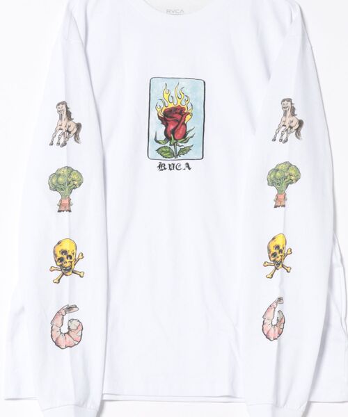 RVCA(ルーカ)の「RVCA KSL LS(Tシャツ/カットソー・メンズ・ホワイト・M/L)」の3枚目の写真