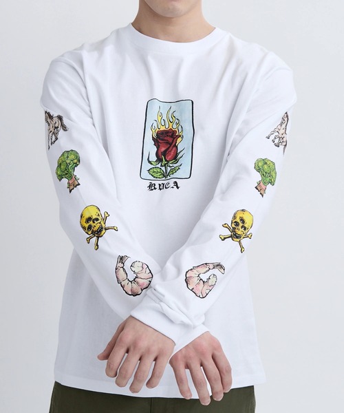 RVCA(ルーカ)の「RVCA KSL LS(Tシャツ/カットソー・メンズ・ホワイト・M/L)」の6枚目の写真