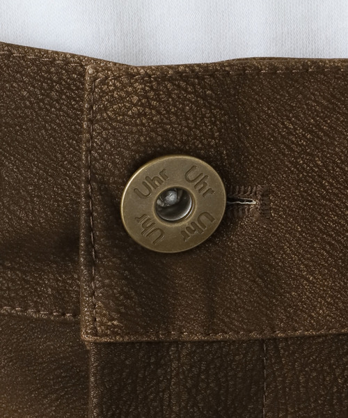 Uhr（ウーア）の「【Uhr/ウーア】 Fake Suede Pants：パンツ（スラックス・レディース・ブラウン・36）」の10枚目の写真