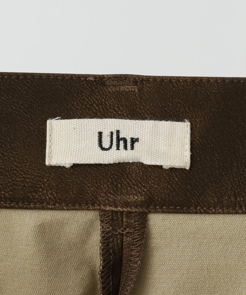 Uhr（ウーア）の「【Uhr/ウーア】 Fake Suede Pants：パンツ（スラックス・レディース・ブラウン・36）」の16枚目の写真