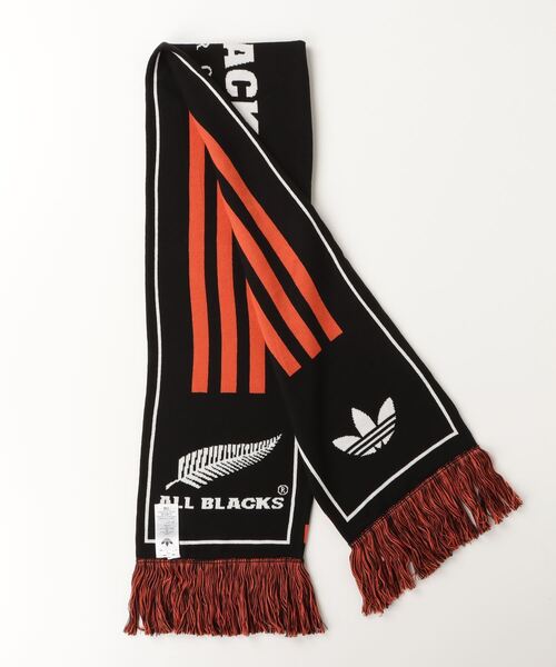 アディダス オリジナルス＆オールブラックス ラージスカーフ