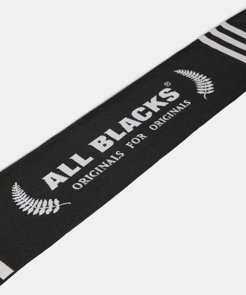 adidas(アディダス)の「アディダス オリジナルス&オールブラックス ラージスカーフ / adidas Originals(マフラー・メンズ・ブラック・FREE)」の2枚目の写真