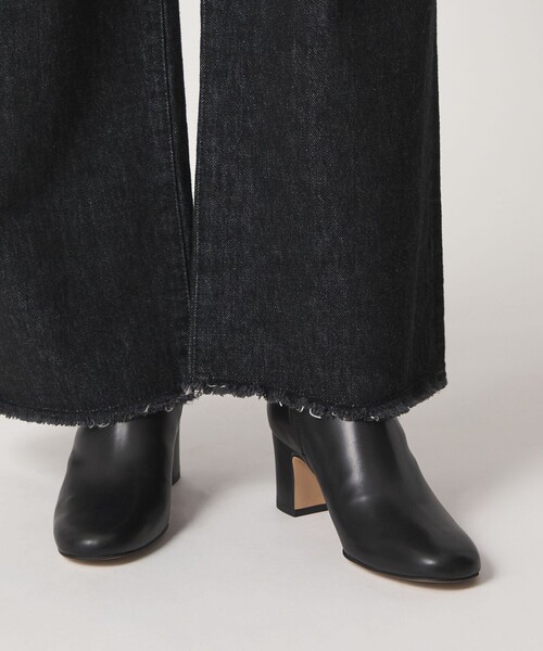 ODETTE E ODILE(オデットエオディール)の「ラウンドプレーン ショートブーツ60↑(ブーツ・レディース・ダークブラウン/ブラック/ダークグレー・22cm/23cm/23.5cm/22.5cm/25cm/24.5cm/24cm)」の4枚目の写真