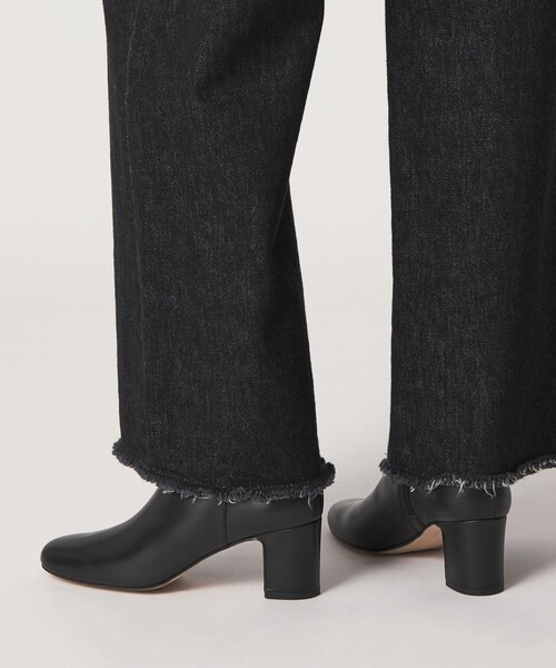 ODETTE E ODILE(オデットエオディール)の「ラウンドプレーン ショートブーツ60↑(ブーツ・レディース・ダークブラウン/ブラック/ダークグレー・22cm/23cm/23.5cm/22.5cm/25cm/24.5cm/24cm)」の5枚目の写真