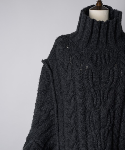 セール】ケイブルBIGニットワンピース（ワンピース）｜LA BELLE ETUDE