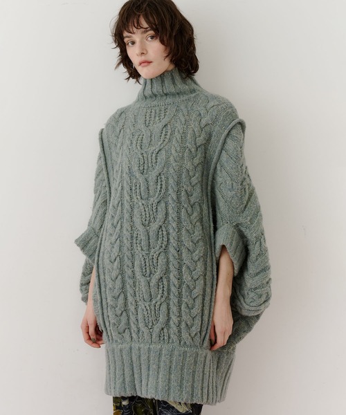 ケイブルBIGニットワンピース（ワンピース）｜LA BELLE ETUDE（ラベル