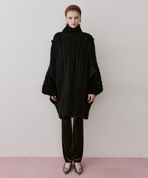 ケイブルBIGニットワンピース（ワンピース）｜LA BELLE ETUDE（ラベル