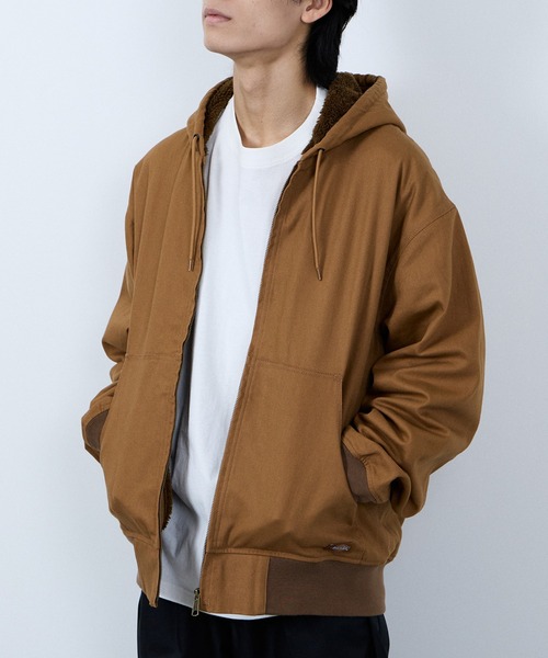 Dickies 裏ボアZIPパーカージャケット（ブルゾン）｜Dickies