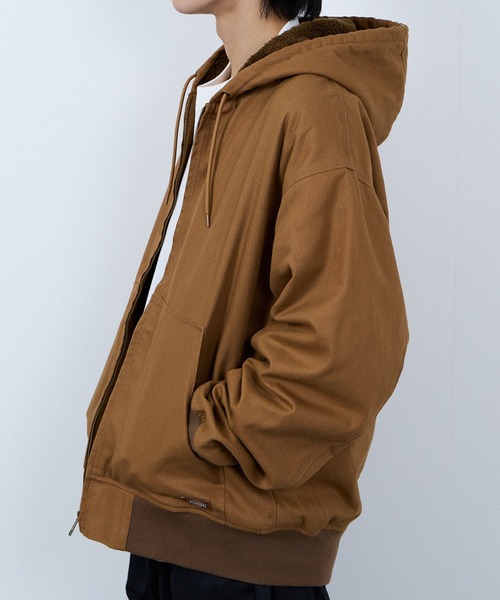 Dickies(ディッキーズ)の「【Dickies/ディッキーズ】裏ボアZIPパーカージャケット(ブルゾン・メンズ・キャメル/ネイビー・XXL/XL/L/M)」の19枚目の写真