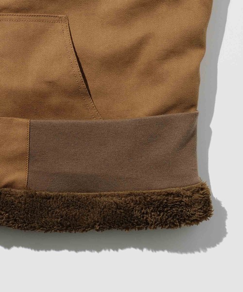 Dickies(ディッキーズ)の「【Dickies/ディッキーズ】裏ボアZIPパーカージャケット(ブルゾン・メンズ・キャメル/ネイビー・XXL/XL/L/M)」の4枚目の写真