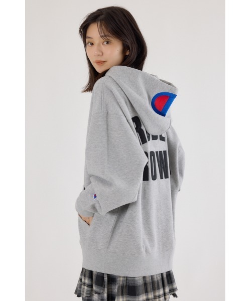 RODEO CROWNS WIDE BOWL（ロデオクラウンズワイドボウル）の「Championジップパーカー（パーカー・レディース・カーキ/ブラック/杢グレー・FREE）」の16枚目の写真