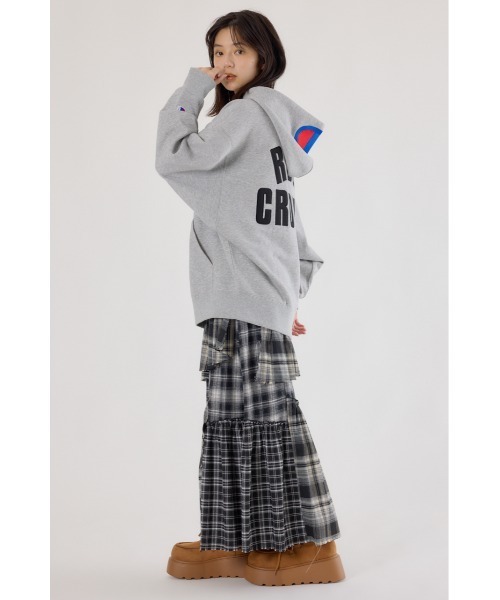 RODEO CROWNS WIDE BOWL（ロデオクラウンズワイドボウル）の「Championジップパーカー（パーカー・レディース・カーキ/ブラック/杢グレー・FREE）」の20枚目の写真