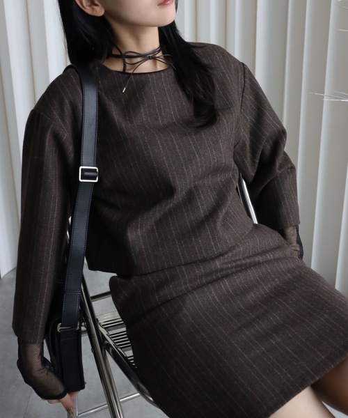 model：164cm. 着用サイズ：FREE