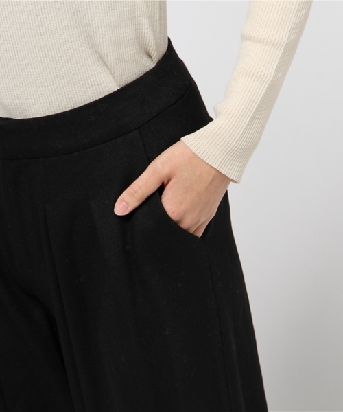 OUTLET（アウトレット）の「【CAPRICIEUX LE'MAGE】WOOLクロップドワイド（その他パンツ・レディース・ライトブルー/ブラック/キャメル/ライトグレー・36/38）」の5枚目の写真
