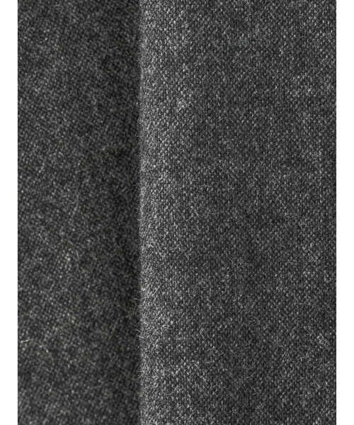 mizuiroind（ミズイロインド）の「mizuiro ind ウールブレンドバルーンスリーブチュニックシャツ（シャツ/ブラウス・レディース・その他1/チャコールグレー/ブラウン系その他・FREE）」の5枚目の写真