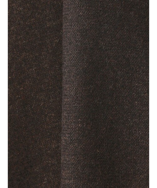 mizuiroind（ミズイロインド）の「mizuiro ind ウールブレンドバルーンスリーブチュニックシャツ（シャツ/ブラウス・レディース・その他1/チャコールグレー/ブラウン系その他・FREE）」の6枚目の写真