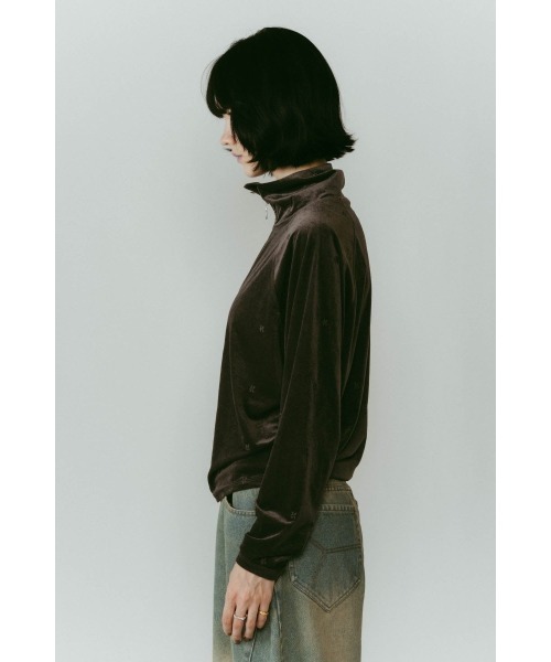 Knuth Marf（クヌースマーフ）の「velours track jacket（その他アウター・レディース・グレー/ブラウン・FREE）」の8枚目の写真
