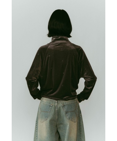 Knuth Marf（クヌースマーフ）の「velours track jacket（その他アウター・レディース・グレー/ブラウン・FREE）」の9枚目の写真