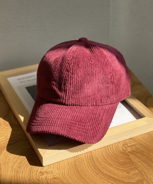 maison de LATIR(メゾンドラティール)の「コーディロイシンプルキャップ(キャップ・レディース・ブルー/ベージュ/キャメル/レンガ・FREE)」の4枚目の写真