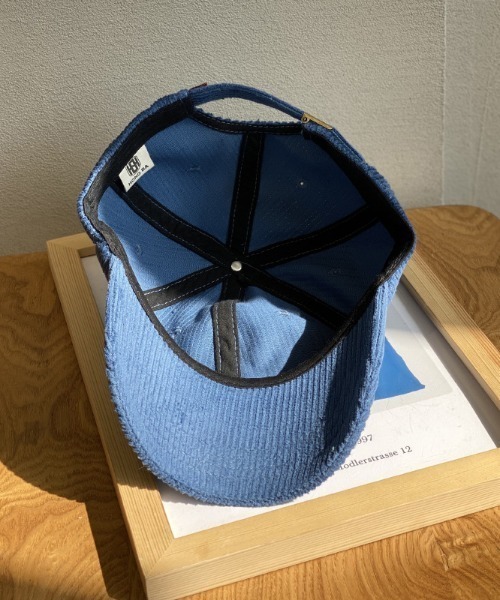 maison de LATIR(メゾンドラティール)の「コーディロイシンプルキャップ(キャップ・レディース・ブルー/ベージュ/キャメル/レンガ・FREE)」の10枚目の写真