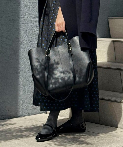 NOLLEY’S（ノーリーズ）の「2wayハンドルトートバッグ（トートバッグ・レディース・ベージュ/ブラック・FREE）」の13枚目の写真