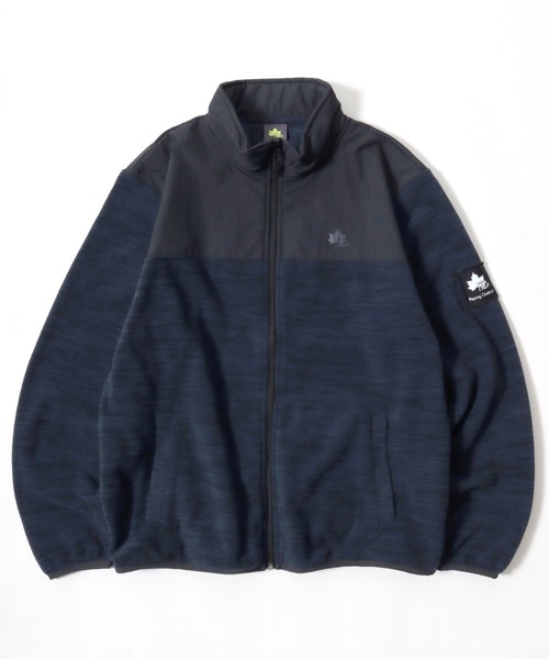 セール】2025AW LOGOS/ロゴス ナイロン×フリース切替 スタンド