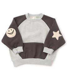 F.O.KIDS（エフオーキッズ）の「【ジュニア対応】エルボーパッチラグラントレーナー（スウェット）」