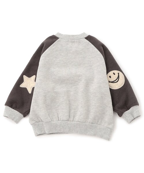 F.O.KIDS（エフオーキッズ）の「【ジュニア対応】エルボーパッチラグラントレーナー（スウェット・キッズ・ブラウン/アイボリー/グレー/オレンジ・140/130/120/110/100/90/80）」の18枚目の写真