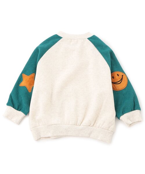 F.O.KIDS（エフオーキッズ）の「【ジュニア対応】エルボーパッチラグラントレーナー（スウェット・キッズ・ブラウン/アイボリー/グレー/オレンジ・140/130/120/110/100/90/80）」の19枚目の写真