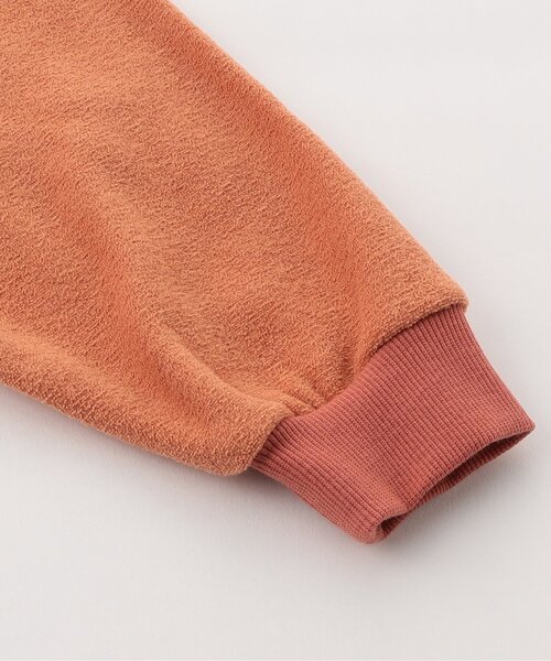 F.O.KIDS（エフオーキッズ）の「【ジュニア対応】エルボーパッチラグラントレーナー（スウェット・キッズ・ブラウン/アイボリー/グレー/オレンジ・140/130/120/110/100/90/80）」の22枚目の写真