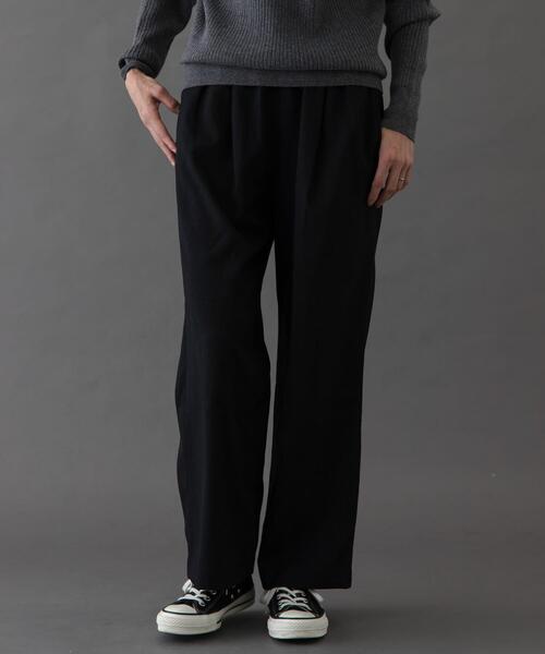 FORK&SPOON（フォークアンドスプーン）の「FORK&SPOON　ラナテックイージーパンツ（その他パンツ・レディース・ブルー系その他/グレー系その他/チャコールグレー・2/1）」の3枚目の写真